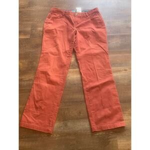Dockers ladies terracotta twill pant 10M straight leg